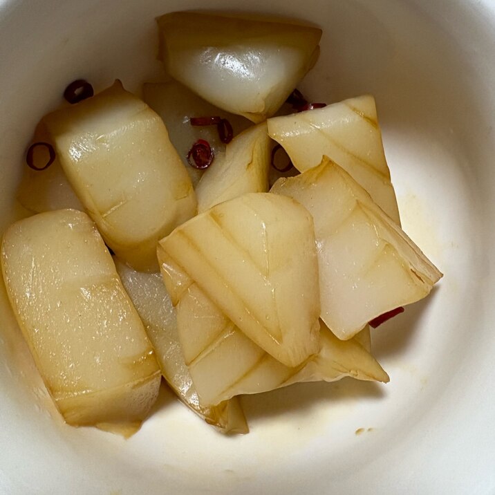 ピリ辛白こんにゃくの甘辛煮